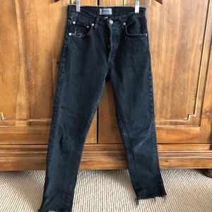 AGOLDE Jamie High Rise Button Fly size 23